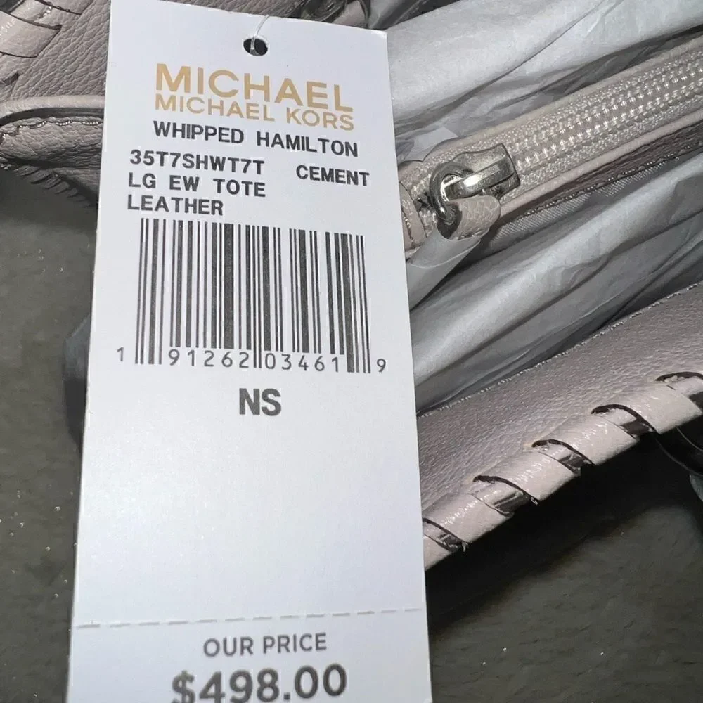 🔥🎁NWT! Michael Kors Whipped Hamilton EW Satchel Handbag Msrp:$498.00 - Picture 7 of 9